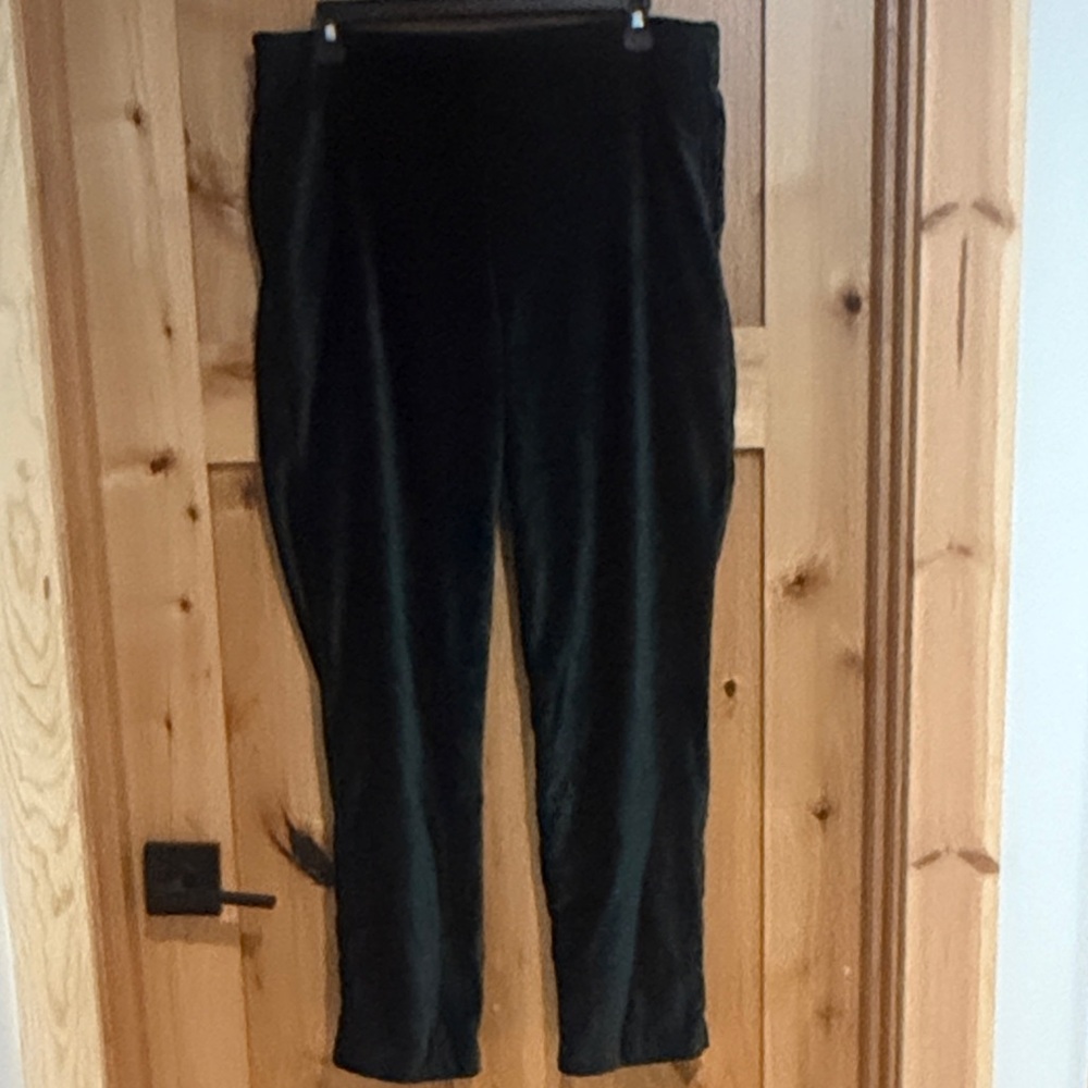 Dark green soft Velvet Pants
